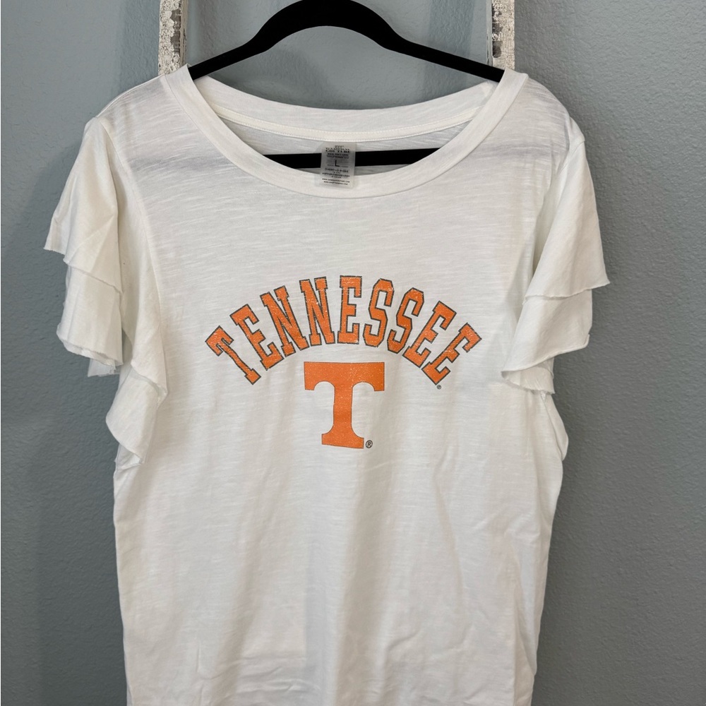 Tennessee Women's White and Orange Top